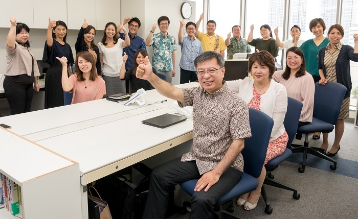 キムタカ税理士法人様の全体会議の様子（写真）