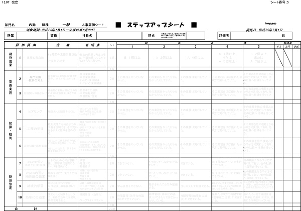 株式会社インパム様 シール ラベル 企画印刷 岡山県 人事制度コンサルティング